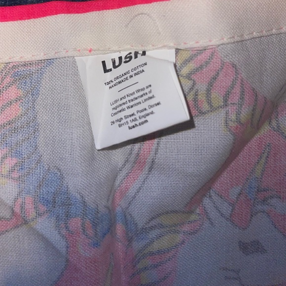 Lush Cosmetics unicorn AOP knot wrap - Picture 3 of 3